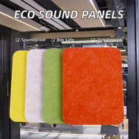 Panneaux acoustiques écologiques en fibre de polyester 100 %, panneau mural léger, design insonorisant, décoration pour hôpital, design 3D