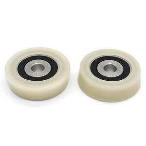 Rodillos de Nailon al por Mayor del Fabricante, Poleas Inclinadas Recubiertas de Goma, Piezas de Maquinaria para Yates Resistentes al Desgaste, Rodillos Especiales con Rodamientos - Product Image 3