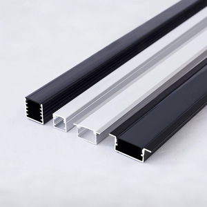 H54 alta calidad Rectangular LED empotrado perfil techo yeso canal de aluminio aleación de aluminio para yeso LED rectángulo - Product Image 1