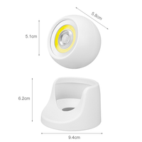 Lampe à détecteur de mouvement COB LED sans fil alimentée par batterie