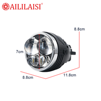 5 Lentes de Proyector Individuales de 3 Pulgadas, Cinco Luces Antiniebla Tipo Dragon Ball, Luz Alta/Baja, 70W, 12V, Blancas, para Todo Clima, Venta al por Mayor para SUV