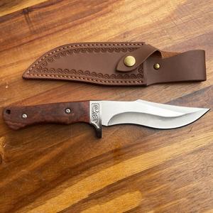 Cuchillo Táctico de Bolsillo de Alta Calidad con Mango de Madera Personalizable OEM, Cuchillo de Combate Mercenario con Hoja de Acero Inoxidable para Bricolaje - Product Image 5