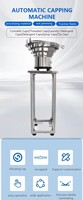 Machine de mise en bouchon automatique vibrante pour bouchons à vis de bols en vrac, avec alimentateur et trieuse pour pompes à lotion