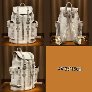 Nuevo maletín de cuero de cocodrilo genuino del Nilo para hombre, bolso de negocios hecho a mano, cierre de cremallera impermeable, maletín de cuero exótico de lujo - Product Image 2