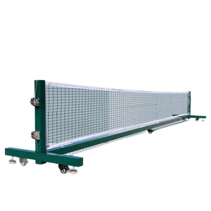Red de Pickleball Portátil Galvanizada de Grado Resistente de 22 Pies con Ruedas para Fácil Movilidad, Altura Reglamentaria para Interiores/Exteriores - Product Image 5