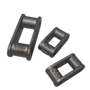 中国制造。 煤矿用重型工业铸钢传动链扁平连接环。 - Product Image 1