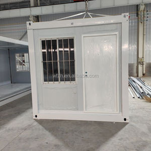 Maison conteneur pliable préfabriquée portable CE ultra-durable à construction rapide de 20 pieds pour le secours en cas de catastrophe - Product Image 1
