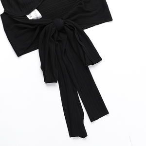 Rétro à pois ensemble meilleure vente col claudine dame costume expédition rapide affaires formelle femme costume Collection jupons ensemble - Product Image 4