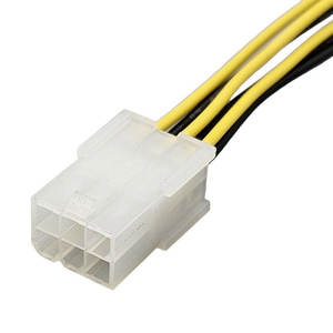 สายแปลงไฟ CPU แบบ 6 พิน ตัวผู้ เป็น 8 พิน ตัวเมีย พร้อมสายต่อขยายและขั้วต่อ - Product Image 5