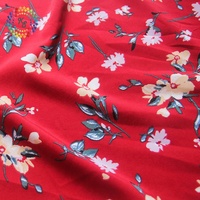 100% Polyester Spandex Impression réactive Tissu extensible à quatre voies pour tissu de robe d'été pour dames