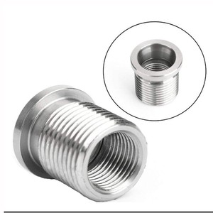Stainless Steel M14X1.25 To 3/4-16 Thread Spark <b>Plug</b> Connector For Automotive Engine Repair <b>Replacement</b> JXSS088 - Product Image 1