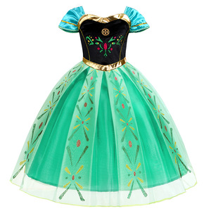Costume de carnaval de Noël pour tout-petits, robe de fête d'anniversaire avec paillettes, déguisement de princesse <span class=keywords><strong>Elsa</strong></span> pour filles - Product Image 2