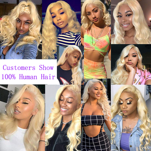 613 Bó Tóc Vàng Gợn Sóng Cơ Thể Bó Tóc Thật 613 Chưa Qua Xử Lý 613 Haiar Nga Nguyên Bản - Product Image 6