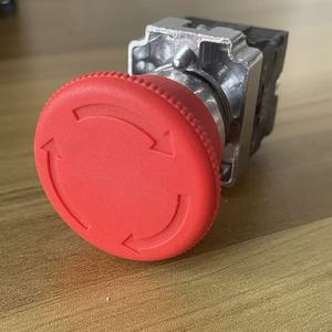 10A 1NC 2NC 1NO1NC Asansör 22mm IP65 Su Geçirmez Kilitlemeli Kırmızı İşaretli Mantar Acil Durdurma Butonu Elektrikli Makine Anahtarı - Product Image 4