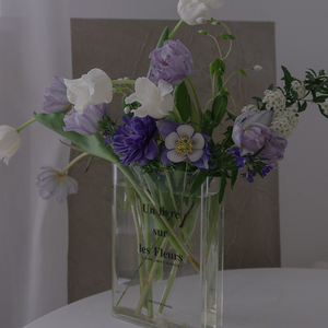 <span class=keywords><strong>Moderno</strong></span> chiaro acrilico libro vaso unico <span class=keywords><strong>arredamento</strong></span> della camera estetica con sapore artistico e culturale <span class=keywords><strong>per</strong></span> l'<span class=keywords><strong>ufficio</strong></span> o camera da letto - Product Image 3