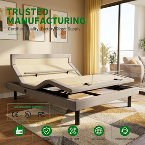 Modern Luxury Multifunctional <strong>Adjustable</strong> <strong>Split</strong> <strong>King</strong> <strong>Bed</strong> Frame Massage Soft <strong>Bed</strong> Storage Wall-Hugger Design for Home Furniture - Product Image 1