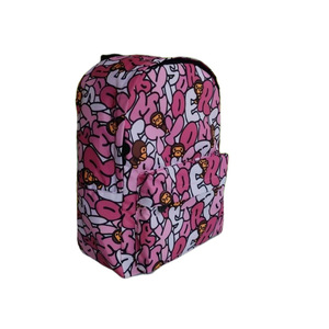 <span class=keywords><strong>Sac</strong></span> à <span class=keywords><strong>dos</strong></span> <span class=keywords><strong>BAPE</strong></span> en polyester ultra-léger avec motif singe de dessin animé et lettres, pour étudiants et couples - Unisexe, décontracté, élégant et tendance pour l'école - Product Image 3
