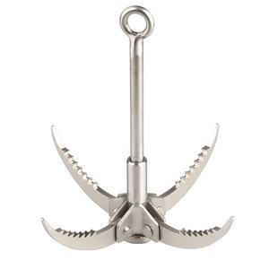 Hameçon à 4 griffes en acier inoxydable avec <span class=keywords><strong>aimant</strong></span> de pêche pour les activités de plein air et le sauvetage sous l'eau - Product Image 4