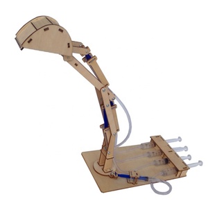 <span class=keywords><strong>Jouet</strong></span> éducatif en bois pour enfants, excavatrice hydraulique à monter soi-même - Product Image 2