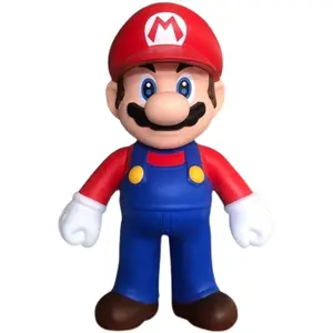 Escultura em fibra de vidro modelo de personagem do jogo de desenho animado Super Mario
