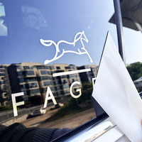 Autocollant de voiture personnalisé résistant aux UV avec logo, décalcomanie publicitaire en vinyle pour vitres, autocollant de fenêtre de voiture sur mesure