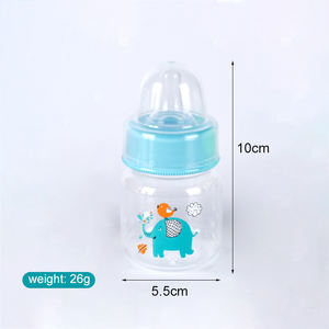 رضّاعة أطفال سيليكون وبولي بروبيلين (PP) خالية من BPA سعة 60 مل (2 أوقية) للبيع المباشر من المصنع، قابلة للتخصيص بنقشة حيوانات، حلمة طرية، وعاء تغذية صغير - Product Image 3