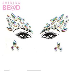 <span class=keywords><strong>Tatouage</strong></span> de fête faciale 3D sexy brillant acrylique strass Festival de carnaval pour femmes <span class=keywords><strong>tatouage</strong></span> facial autocollant pour les yeux <span class=keywords><strong>diamant</strong></span> - Product Image 6