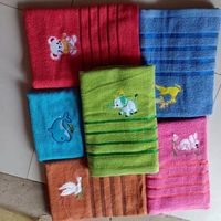 Custom Embroidered Terry Cotton Bath Towels 300 GSM 70-140cm | Factory Direct OEM Supply