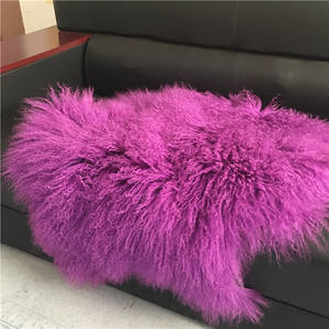 <span class=keywords><strong>Prix</strong></span> de gros des peaux de fourrure <span class=keywords><strong>d</strong></span>'<span class=keywords><strong>agneau</strong></span> rose poils longs bouclés - Product Image 1