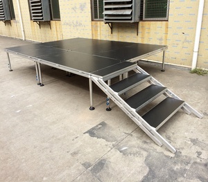 Plate-forme d'étape réglable de conception portative d'étape d'événement mobile de Tableau de 4x4ft - Product Image 4