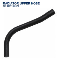 Tuyau de radiateur OE 16571-22070 HUAPENG EPDM, tuyau d'eau de refroidissement pour Toyota Corolla E120