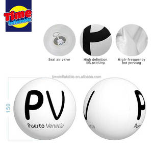 Pallone Gonfiabile Pubblicitario da 1m 2m 3m con Logo, Sfera in PVC con Luce LED RGB e Telecomando, Grandi Palloni a Elio per Festival - Product Image 3