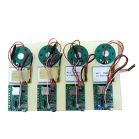 Boîte à musique bricolage Module de son Bouton-poussoir féerique sur le thème des animaux Activé Enregistrement vocal de musique personnalisé Accessoire audio en papier