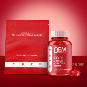 Gomitas Veganas de Vinagre de Sidra de Manzana OEM, Quemador de Grasa Detox y Control de Peso, Suplemento de Fibra Dietética para Adultos, Producto de Belleza - Product Image 4