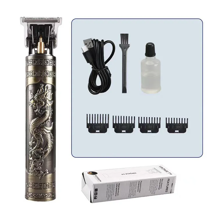 New arrival Hair trimmer & clippers steel LED display Professional Low Noise Metal Housing OutliningHair Cutting Machine