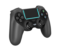 Control de Juego RGB de Plástico Más Vendido, Joysticks Inalámbricos con Doble Vibración para Ps4