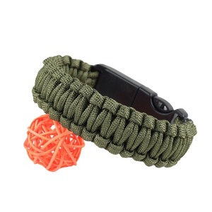Paracord <b>Bracelet</b> Nylon Outdoor Survival Tactical With Compass And Whistle For Mountaineering Rescue Equipment - Product Image 5