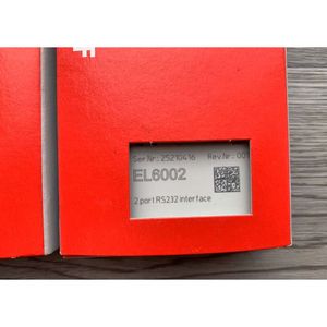 Módulo de E/S EtherCAT Beckhoff EL6002 con 2 Puertos RS232 - Product Image 1