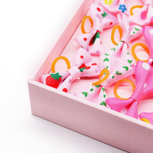 Saint Valentin Tanabata Festival Pet Supplies Chat Coiffe Arc Cheveux Teddy Yorkshire Chien Bijoux Headflower pour Été Hiver - Product Image 5