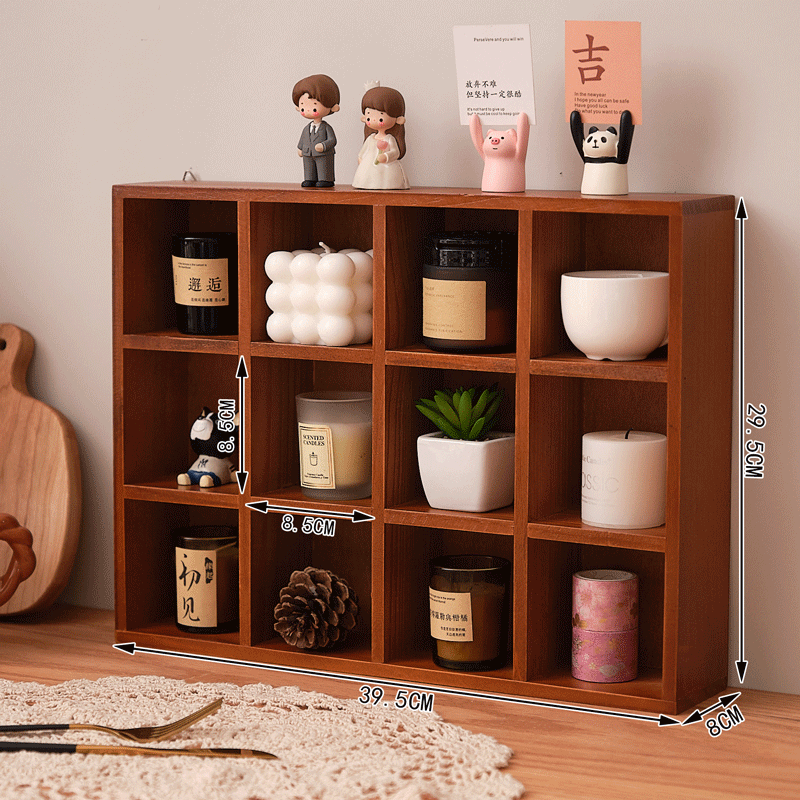 Distressed small twelve-panel grid