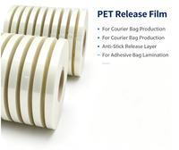 Film de protection en PET imperméable avec revêtement en silicone pour moulage par soufflage, à décollement moyen, pour ruban adhésif PSA et étiquettes en rouleau