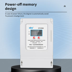 HIZU DTSY6682 Caja de medidor de energía antifraude trifásico montado en riel DIN Pantalla LCD de comunicación Wi-Fi Precisión del 1,0 - Product Image 5