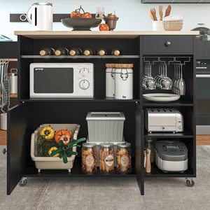 Customized food carts, mobile food carts, hotel delivery carts, tea carts, <b>kitchen</b> storage <b>racks</b> best-selling cross-border - Product Image 1