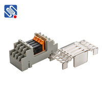 Meishuo MS4N-MCD-24VDC Miniature 5a/300vac Combinaison Prise Relais 24VDC 5A/300VAC Mini Relais Bas avec Protection Epoxy