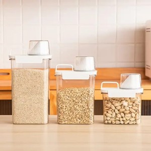 RTS Hot Sale Hot Sale 1.1/1.8/2.3L Food <strong>Storage</strong> Container Transparent Airtight Food <strong>Storage</strong> Container Set <strong>Bins</strong> <strong>Lid</strong> <strong>Storage</strong> - Product Image 3