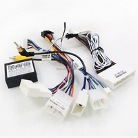 Mobil 16Pin Power harnes kabel adaptor kabel dengan Canbus untuk TOYOTA HIGHLANDER SIENNA 2022 menginstal Aftermarket Android Stereo