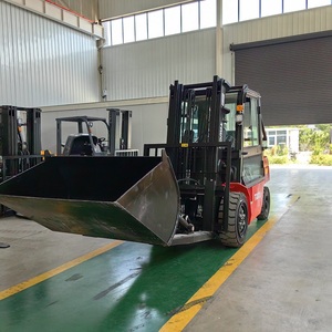 Elevador de horquilla diésel pequeño Tavol de 3 toneladas con abrazadera de pacas/abrazadera de rollo de papel/cubo/accesorios de carretilla elevadora rotativa - Product Image 5