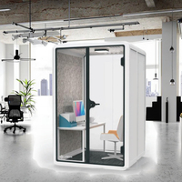 Cabine de bureau modulaire sur mesure pour studio d'enregistrement de conférence téléphonique salle de son personnalisée