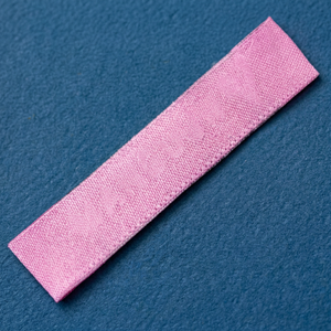 Patch thermocollant 3D en feutre non tissé tissé rectangulaire rose pour accessoires vestimentaires - Product Image 1
