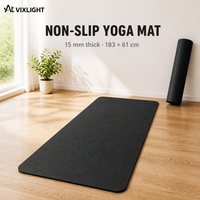Esterilla de Yoga, Esterilla de Ejercicio de Alta Densidad, Extra Gruesa, NBR Antideslizante e Inodora para Fitness, Deportes en Interiores